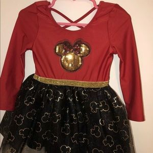 Toddler Mickey Mouse red dress 2T like new